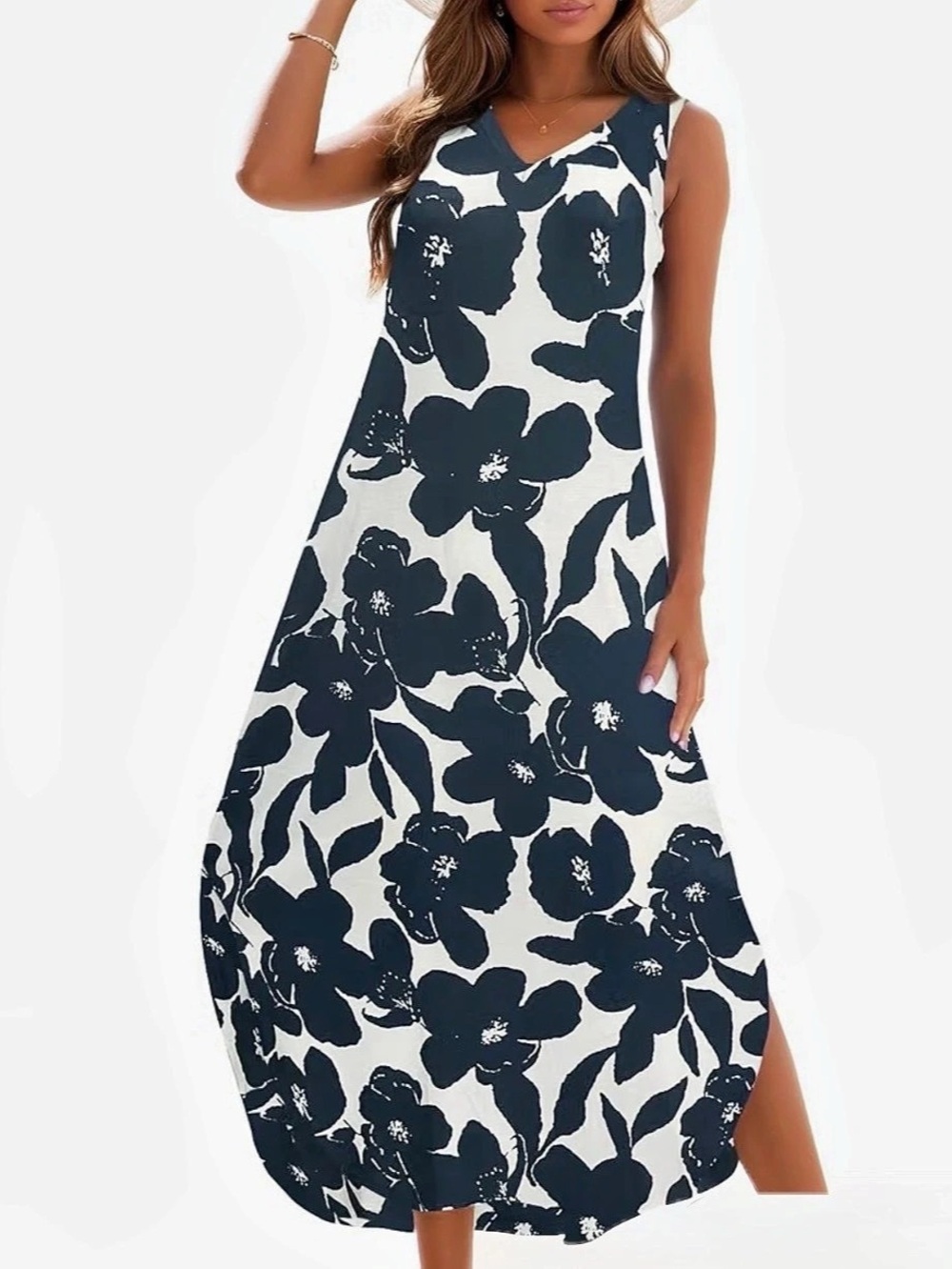 Zilcremo Floral Maxi Dress